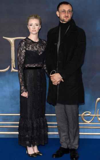 Fiona Glascott with her husband. partner, spouse, relationship, marriage